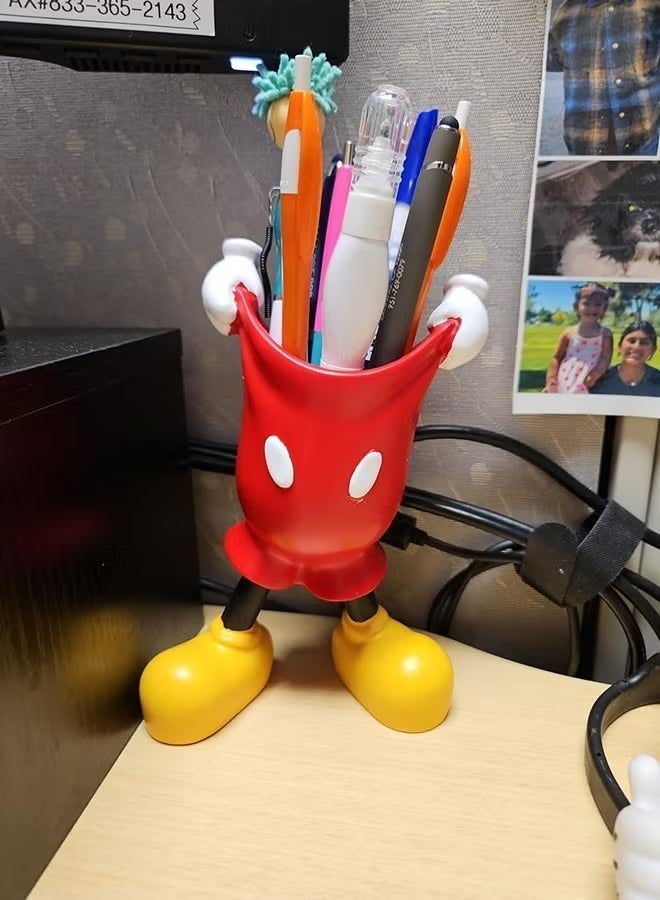 Disney Makeup Brush Holder, Toothbrush Holder, Pencil Holder Pen Holder for Desk Cute for Family Birthday Party Supplies Gift for Home Decoration - Image 1